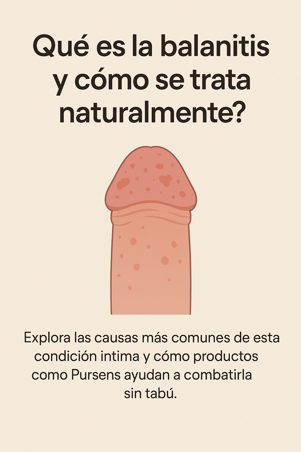 ¿Qué es la balanitis y cómo tratarla de forma natural?